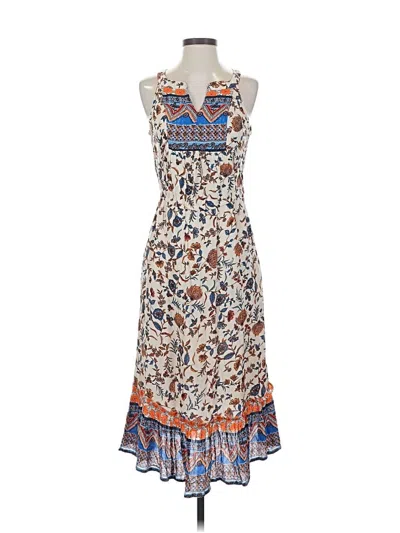 Pre-owned Style & Co Casual Dress In White