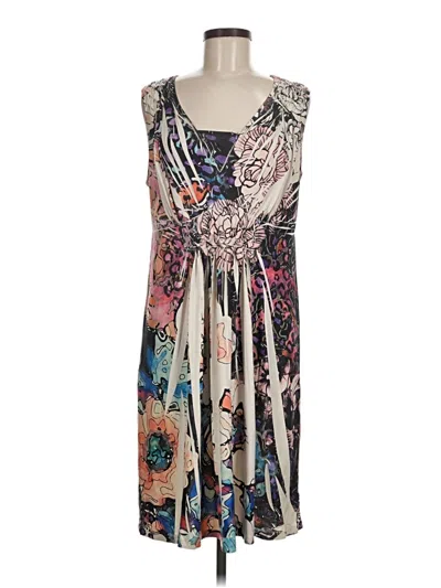 Pre-owned Style & Co Casual Dress In White