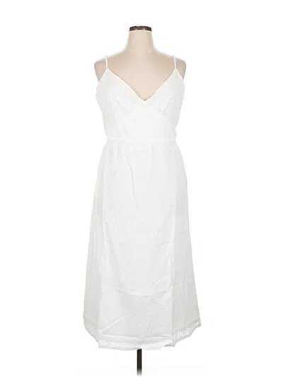 Pre-owned Style & Co Casual Dress In White
