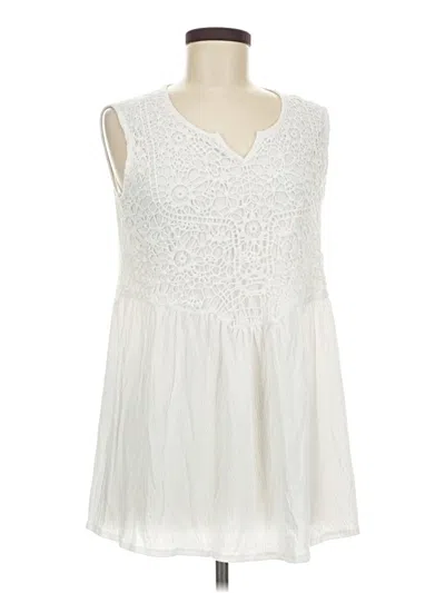 Pre-owned Style & Co Casual Dress In White