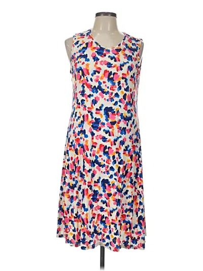 Pre-owned Style & Co Casual Dress In White