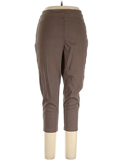 Pre-owned Style & Co Casual Pants In Brown