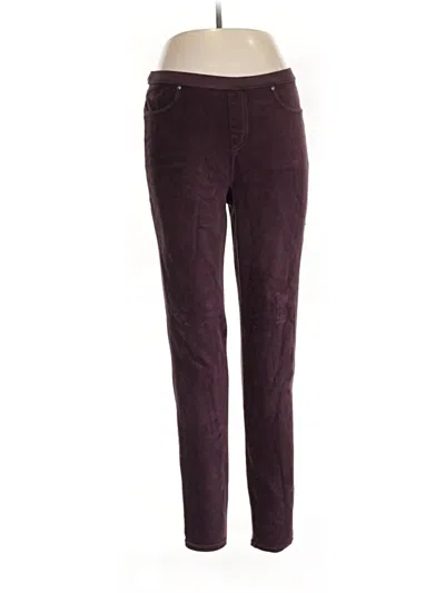 Pre-owned Style & Co Casual Pants In Burgundy