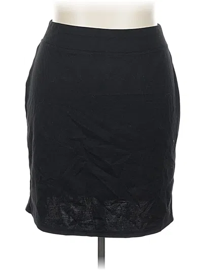 Pre-owned Style & Co Casual Skirt In Black