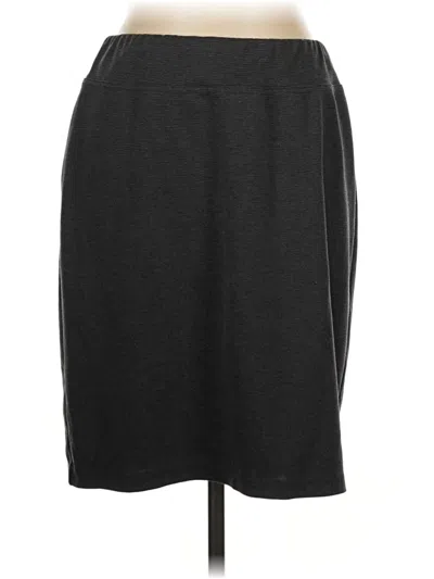 Pre-owned Style & Co Casual Skirt In Gray