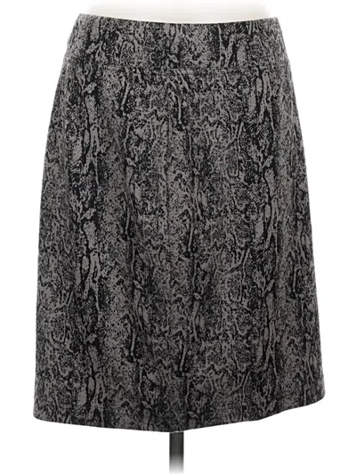 Pre-owned Style & Co Casual Skirt In Gray
