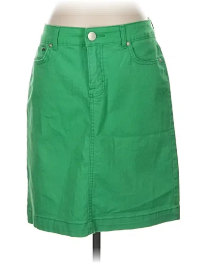 Pre-owned Style & Co Casual Skirt In Green