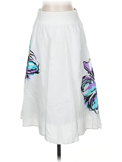 Pre-owned Style & Co Casual Skirt In White