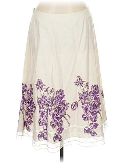 Pre-owned Style & Co Casual Skirt In White