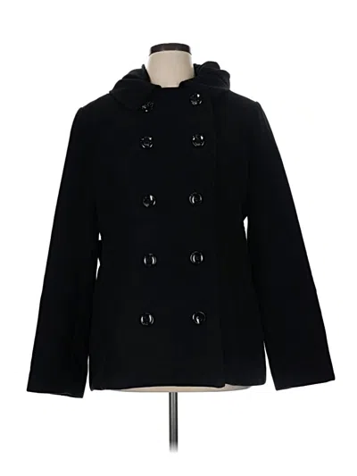 Pre-owned Style & Co Coat In Black