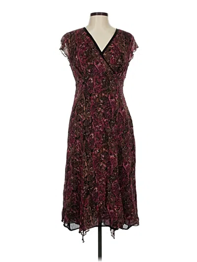 Pre-owned Style & Co Cocktail Dress In Burgundy