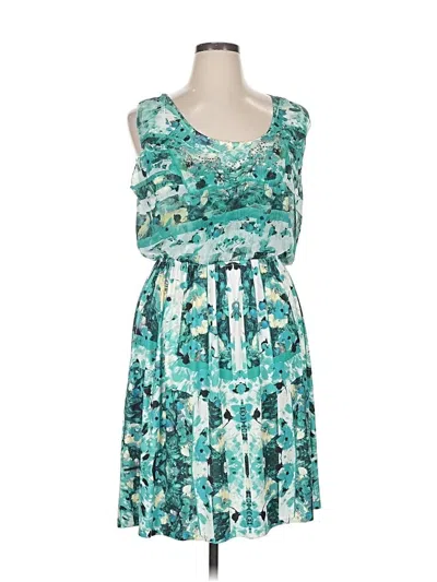 Pre-owned Style & Co Cocktail Dress In Green