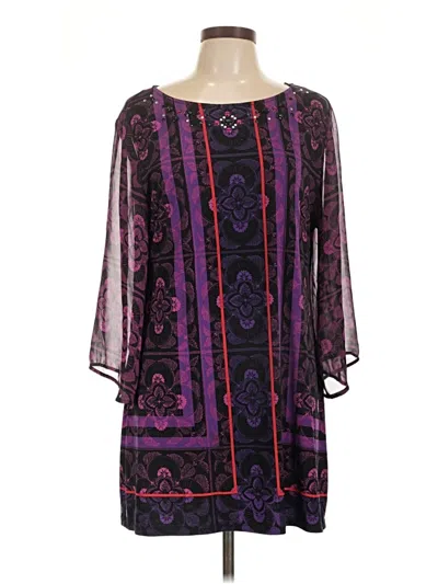 Pre-owned Style & Co Cocktail Dress In Purple