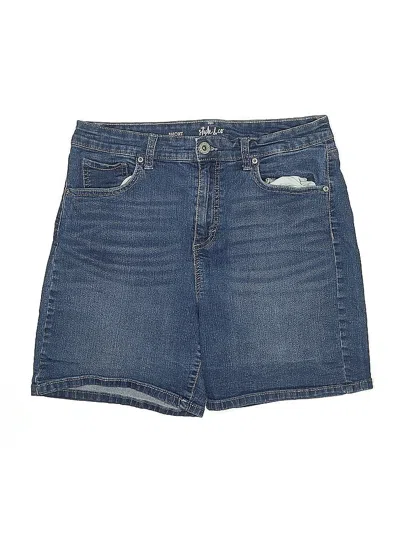 Pre-owned Style & Co Denim Shorts In Blue