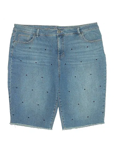 Pre-owned Style & Co Denim Shorts In Blue