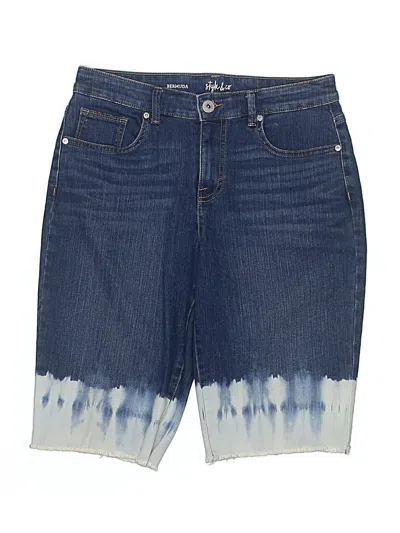 Pre-owned Style & Co Denim Shorts In Blue