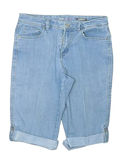Pre-owned Style & Co Denim Shorts In Blue