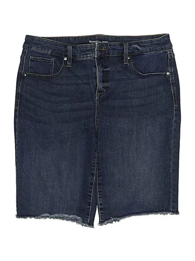 Pre-owned Style & Co Denim Shorts In Blue