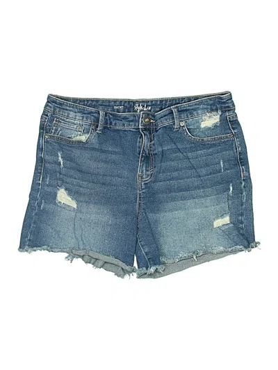 Pre-owned Style & Co Denim Shorts In Blue