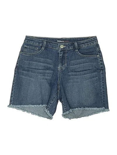 Pre-owned Style & Co Denim Shorts In Blue