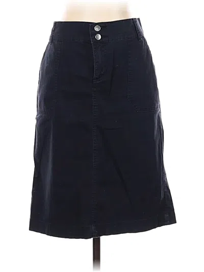 Pre-owned Style & Co Denim Skirt In Black