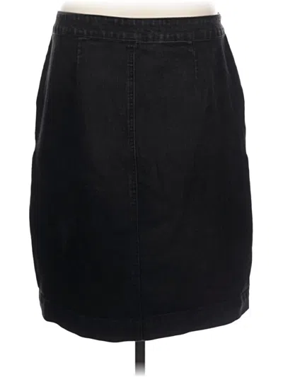 Pre-owned Style & Co Denim Skirt In Black