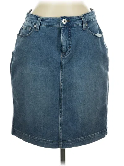 Pre-owned Style & Co Denim Skirt In Blue