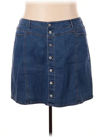 Pre-owned Style & Co Denim Skirt In Blue