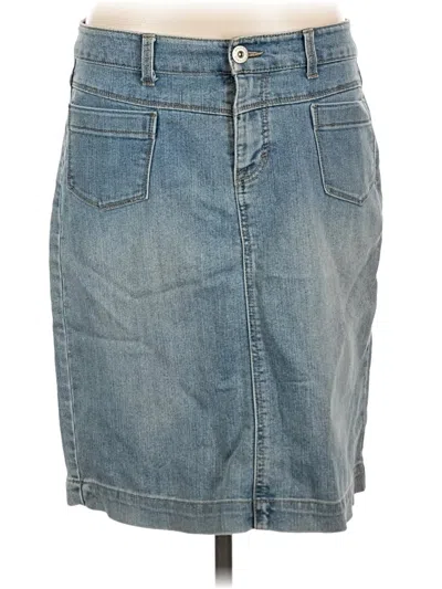 Pre-owned Style & Co Denim Skirt In Blue