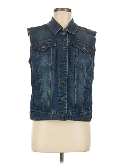 Pre-owned Style & Co Denim Vest In Blue