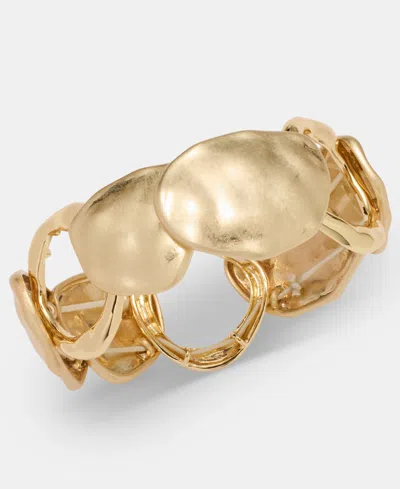 Style & Co Disc & Circle Stretch Bracelet, Macy's Exclusive In Gold