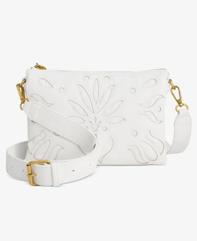 Style & Co Double Compartment Crossbody, Created For Macy's In White