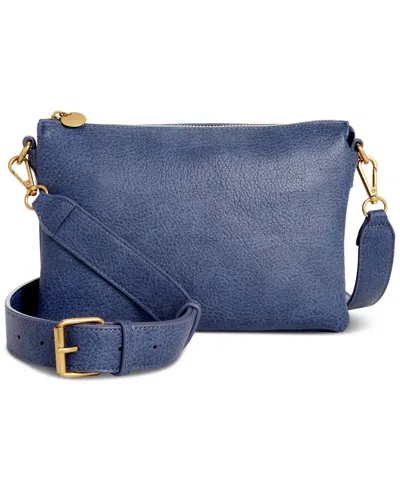 Style & Co Double Compartment Crossbody, Created For Macy's In Moonlight Blue