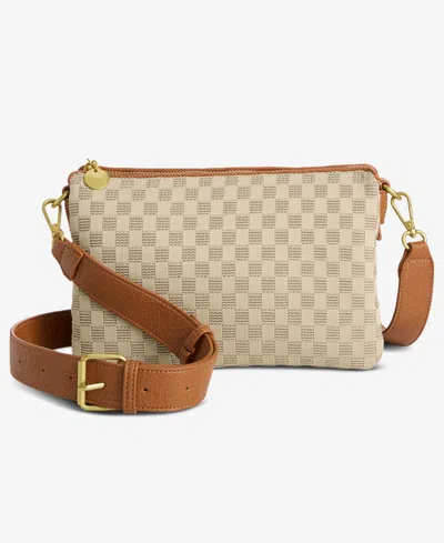 Style & Co Double Compartment Crossbody, Exclusively At Macy's In Brown