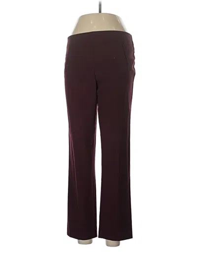 Pre-owned Style & Co Dress Pants In Burgundy