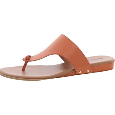 Style & Co Emma Womens Faux Leather Thong Flat Sandals