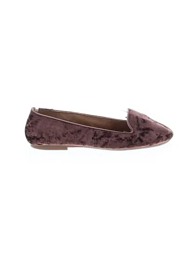 Pre-owned Style & Co Flats In Burgundy