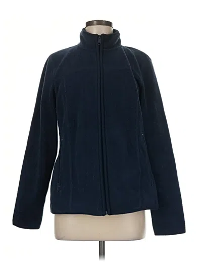 Pre-owned Style & Co Fleece Jacket In Blue