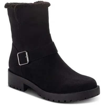 Style & Co Fluerr Womens Zipper Manmade Booties In Multi