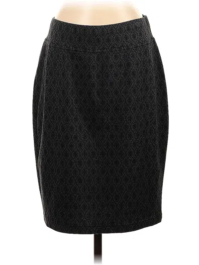 Pre-owned Style & Co Formal Skirt In Black