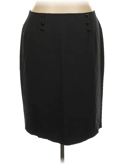 Pre-owned Style & Co Formal Skirt In Black