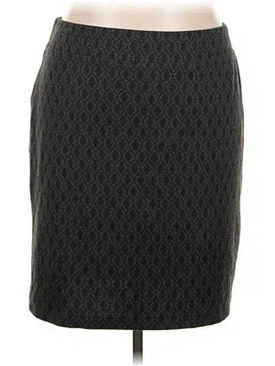Pre-owned Style & Co Formal Skirt In Black