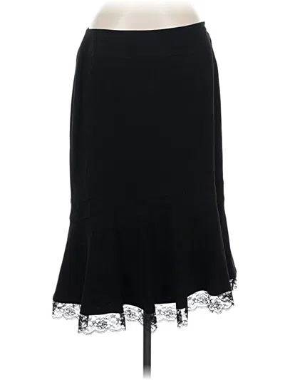 Pre-owned Style & Co Formal Skirt In Black