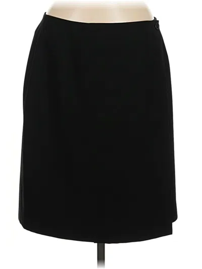 Pre-owned Style & Co Formal Skirt In Black
