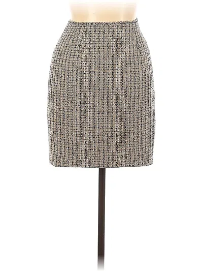 Pre-owned Style & Co Formal Skirt In Brown