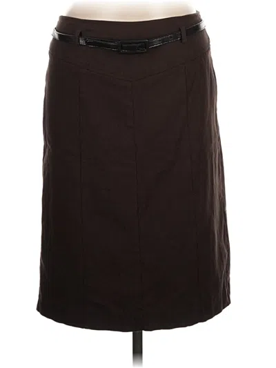 Pre-owned Style & Co Formal Skirt In Brown