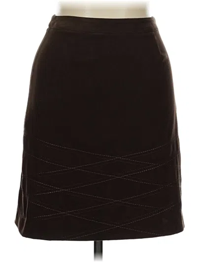 Pre-owned Style & Co Formal Skirt In Brown
