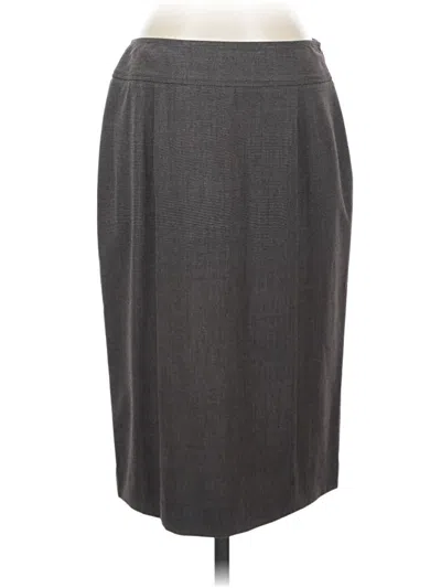 Pre-owned Style & Co Formal Skirt In Gray