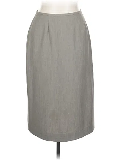 Pre-owned Style & Co Formal Skirt In Gray