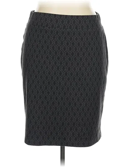 Pre-owned Style & Co Formal Skirt In Gray